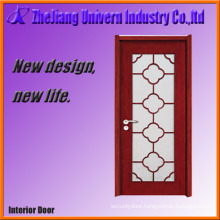 Wood Door with Glass Vision Panel